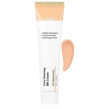 Купить - Purito Cica Clearing BB Cream SPF 38 PA+++ - BB крем для чувствительной кожи с экстрактом центеллы 