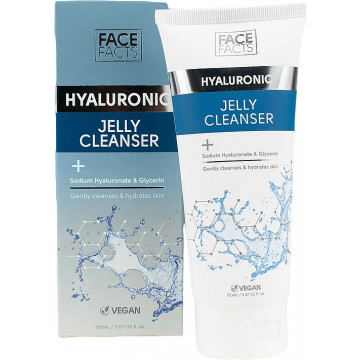 Купить - Face Facts Hyaluronic Jelly Cleanser - Желе для очищения кожи лица с гиалуроновой кислотой