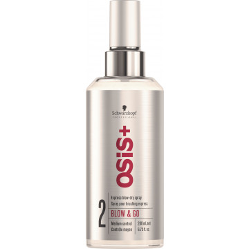 Купить - Schwarzkopf Professional Osis+ Blow & Go Spray - Экспресс-спрей для гладкости и ускорения сушки волос
