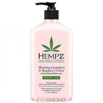 Купить - Hempz Herbal Body Moisturizer Blushing Grapefruit & Raspberry Creme - Увлажняющий и закрепляющий загар крем "Грейпфрут и малина"