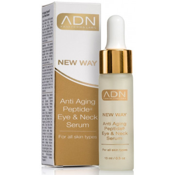 Купить - ADN New Way Anti Aging Peptide Eye&Neck Serum - Пептидная омолаживающая сыворотка для век и шеи