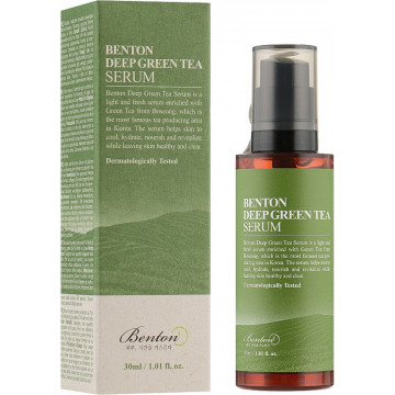 Купить - Benton Deep Green Tea Serum - Сыворотка с зеленым чаем