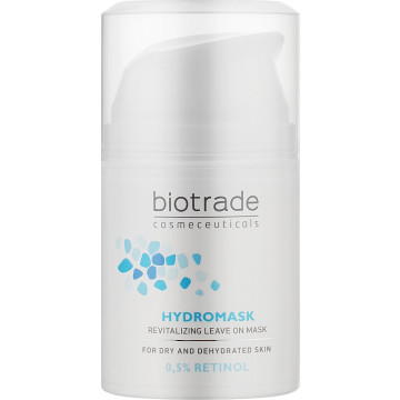 Купить - Biotrade Pure Skin Hydromask Revitalizing Leave On Mask 0,5% Retinol - Увлажняющая ревитализирующая маска для лица