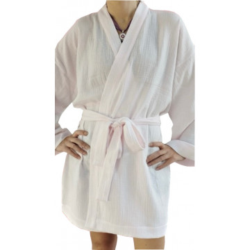 Купить - Top Beauty Muslin Kimono Robe (L-XL) - Муслиновый халат-кимоно