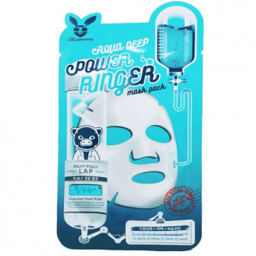 Купить - Elizavecca Aqua Deep Power Ringer Mask Pack - Увлажняющая тканевая маска для лица с гиалуроновой кислотой