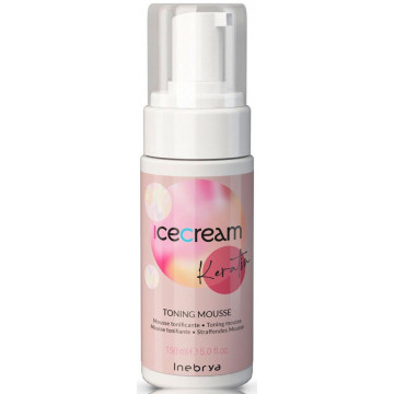 Купить - Inebrya Ice Cream Keratin Toning Mousse - Тонизирующий мусс с реминерализующим эффектом