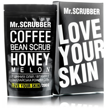Купить - Mr.Scrubber Honey Melon Coffee Bean Scrub - Кофейный скраб для тела