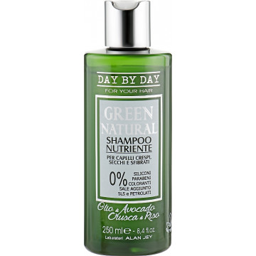 Купить - Alan Jey Green Natural Shampoo - Питательный шампунь для вьющихся, сухих и поврежденных волос