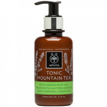 Купить - Apivita Tonic Mountain Tea Moisturizing Body Milk - Увлажняющее молочко для тела "Тонизирующий горный чай"