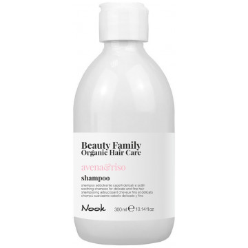 Купить - Nook Beauty Family Organic Avena Riso Shampoo - Шампунь для тонких волос, склонных к спутыванию