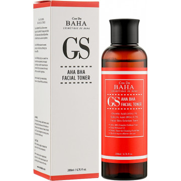 Купить - Cos De BAHA GS AHA BHA Facial Toner - Отшелушивающий тонер для лица с гликолевой и салициловой кислотой