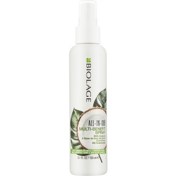 Купить - Matrix Biolage All-In-One Coconut Infusion Multi-Benefit Spray - Мультифункциональный спрей-уход с кокосовым маслом для всех типов волос