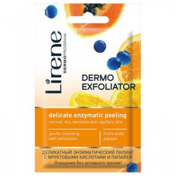 Купить - Lirene Masks Dermo Exfoliator Delaicate Enzymatic Peeling - Деликатный энзимный пилинг с фруктовими кислотами и папайей