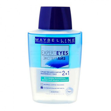 Купить - Maybelline Expert Eyes 2 in 1 - Средство для снятия водостойкого макияжа с глаз двухфазное 