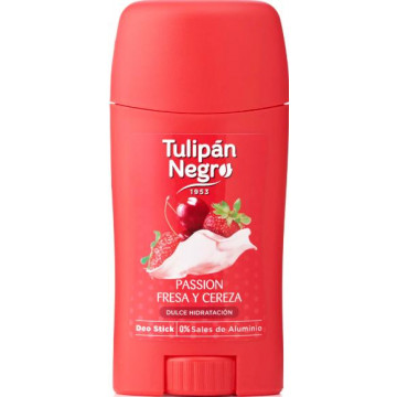 Купить - Tulipan Negro Desodorante Stick "Passion Fresa y Cereza " - Дезодорант-стик "Страсть клубника и вишня"