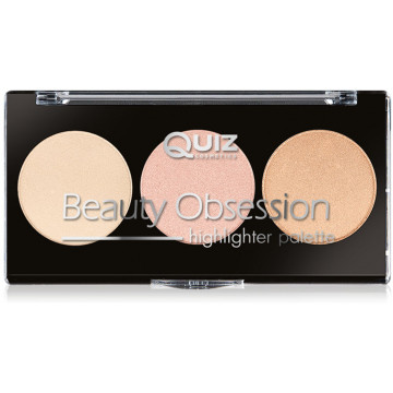 Купить - Quiz Cosmetics Beauty Obsession Palette Highlighter - Палетка хайлайтеров для лица