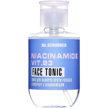 Купить - Mr.Scrubber Face ID. Niacinamide Vit. B3 Face Tonic - Тоник для лица против розацеа и купероза с ниацинамидом