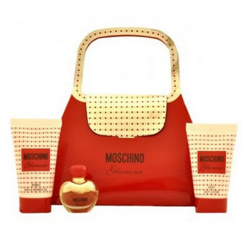 Купить - Moschino Glamour - Подарочный набор (EDP5+B/L25+S/G25)