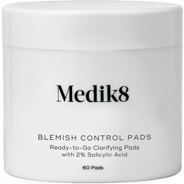 Купить - Medik8 Blemish Control Pads - Бесспиртовые пады с салициловой кислотой для проблемной кожи лица Купить - Medik8 Blemish Control Pads - Бесспиртовые пады с салициловой кислотой для проблемной кожи лица