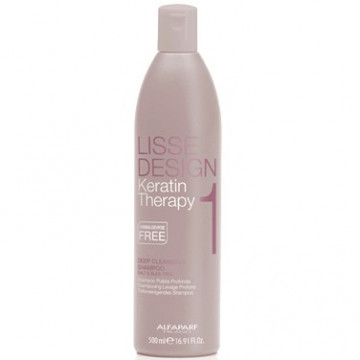Купить - Alfaparf Lisse Design Keratin Therapy Deep Cleansing Shampoo - Глубокий очищающий шампунь