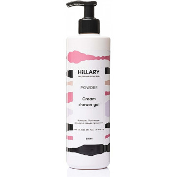 Купить - Hillary Powder Cream Shower Gel - Натуральный крем-гель для душа