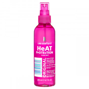 Lee Stafford Poker Straight Flat Iron Protection Shine Mist 200 мл - Средство для защиты волос от выравнивающих «утюжков»,