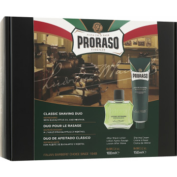 Купить - Proraso Green Line Classic Shaving Duo - Подарочный набор для бритья