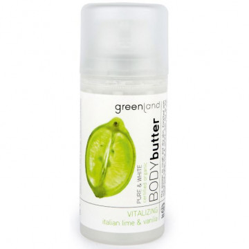 Купить - Greenland Pure & White Body Butter Italian Lime & Vanilia - Крем для тела Итальянский Лайм-Ваниль
