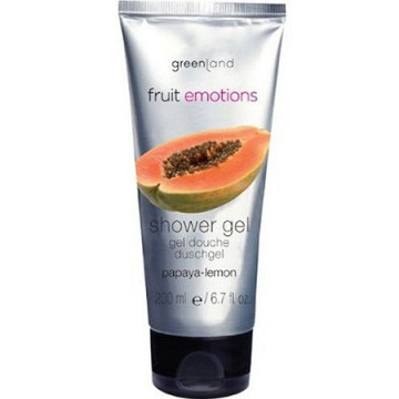 Купить - Greenland Fruit Emotions Shower Gel Papaya & Lemon - Гель для душа Папайя-Лимон