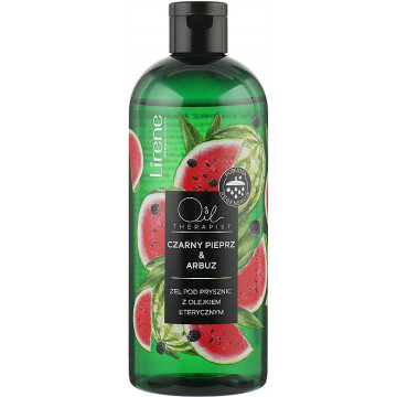 Купить - Lirene Shower Oil Black Pepper & Watermelon Shower Gel - Гель для душа с маслом черного перца