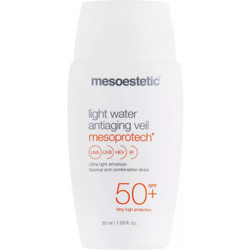 Купить - Mesoestetic Light Water Antiaging Veil SPF50+ - Солнцезащитная антивозрастная сыворотка "Вуаль"