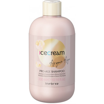 Купить - Inebrya Ice Cream Argan Age Pro Age Shampoo - Антивозрастной шампунь для волос с аргановым маслом
