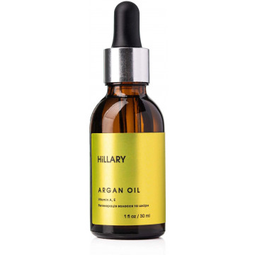 Купить - Hillary Organic Cold-Pressed Moroccan Argan Oil - Органическое марокканское аргановое масло холодного отжима