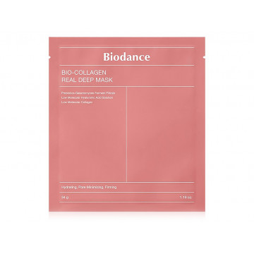 Купить - Biodance Bio-Collagen Real Deep Mask - Ночная гидрогелевая маска для упругости кожи лица с коллагеном 