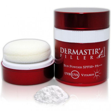 Купить - Dermastir Filler Sun Powder SPF 50+ White - Солнцезащитная пудра Дермастир SPF 50 +