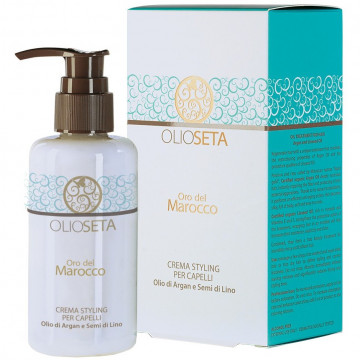 Купить - Barex Olioseta oro del Marocco Styling Cream for Hair - Моделирующее молочко с маслом арганы и маслом семян льна для укладки волос 
