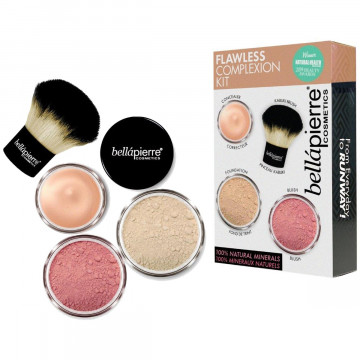 Купить - Bellapierre Flawless Complexion Kit - Набор рассыпчатых минеральных пудр для естественного сияния кожи лица