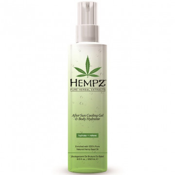 Купить - Hempz After Sun Cooling Gel & Body Hydrator - Успокаивающий и охлаждающий гель после загара