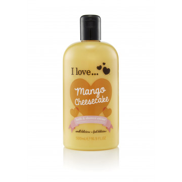 Купить - I Love Mango Cheesecake Bath & Shower Creme - Крем для ванны и душа "Манговый чизкейк"