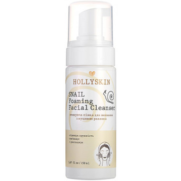 Купить - Hollyskin Snail Foaming Facial Cleanser - Очищающая пенка для умывания с муцином улитки