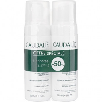 Купить - Caudalie Instant Foaming Cleanser Set - Набор из двух пенок для снятия макияжа