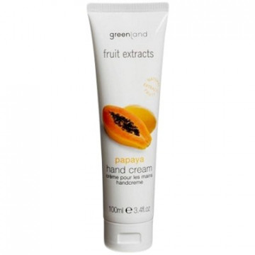 Купить - Greenland Fruit Extracts Natural Hand Cream Papaya - Крем для рук Папайя