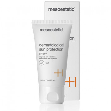 Купить - Mesoestetic Dermatological Sun Protection Spf 50+ - Дерматологический крем для защиты от солнца для комбинированной-жирной кожи 50+