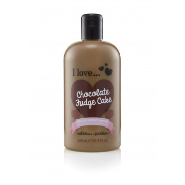 Купить - I Love Chocolate Fudge Cake Bath & Shower Creme - Крем для ванны и душа "Шоколадное пирожное"