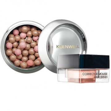 Купить - Keenwell Pack Blush Spheres + Mousse Anticernes - Тонирующая пудра в шариках + Мусс-корректор