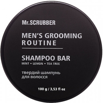 Купить - Mr.Scrubber Men's Grooming Routine Shampoo Bar - Твердый шампунь для волос