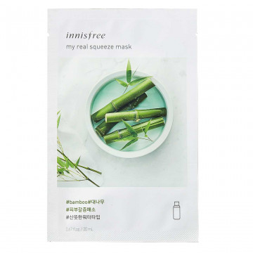 Купить - Innisfree My Real Squeeze Mask Bamboo - Тканевая маска с экстрактом бамбука