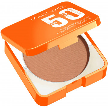 Купить - Malu Wilz High Protect Sun Powder Foundation SPF50 - Тональная пудра для лица