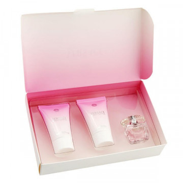 Купить - Versace Bright Crystal - Подарочный набор (EDT5+B/L25+S/G25)