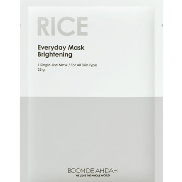 Купить - Boom De Ah Dah Everyday Mask Brightening Rice - Выравнивающая тон маска для лица